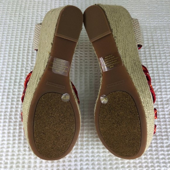 NEW! LUCKY BRAND 'MAHIMA"' platform wedge sandal SZ 8 - Picture 11 of 14